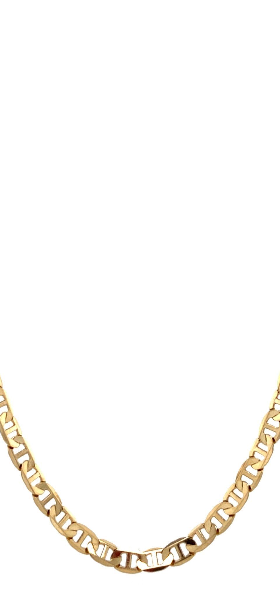 Vintage 14K Gold Marine Necklace